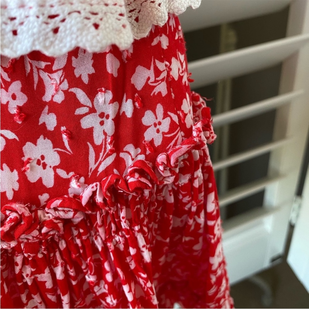 Vici Red Floral Dress - Picture 4 of 6